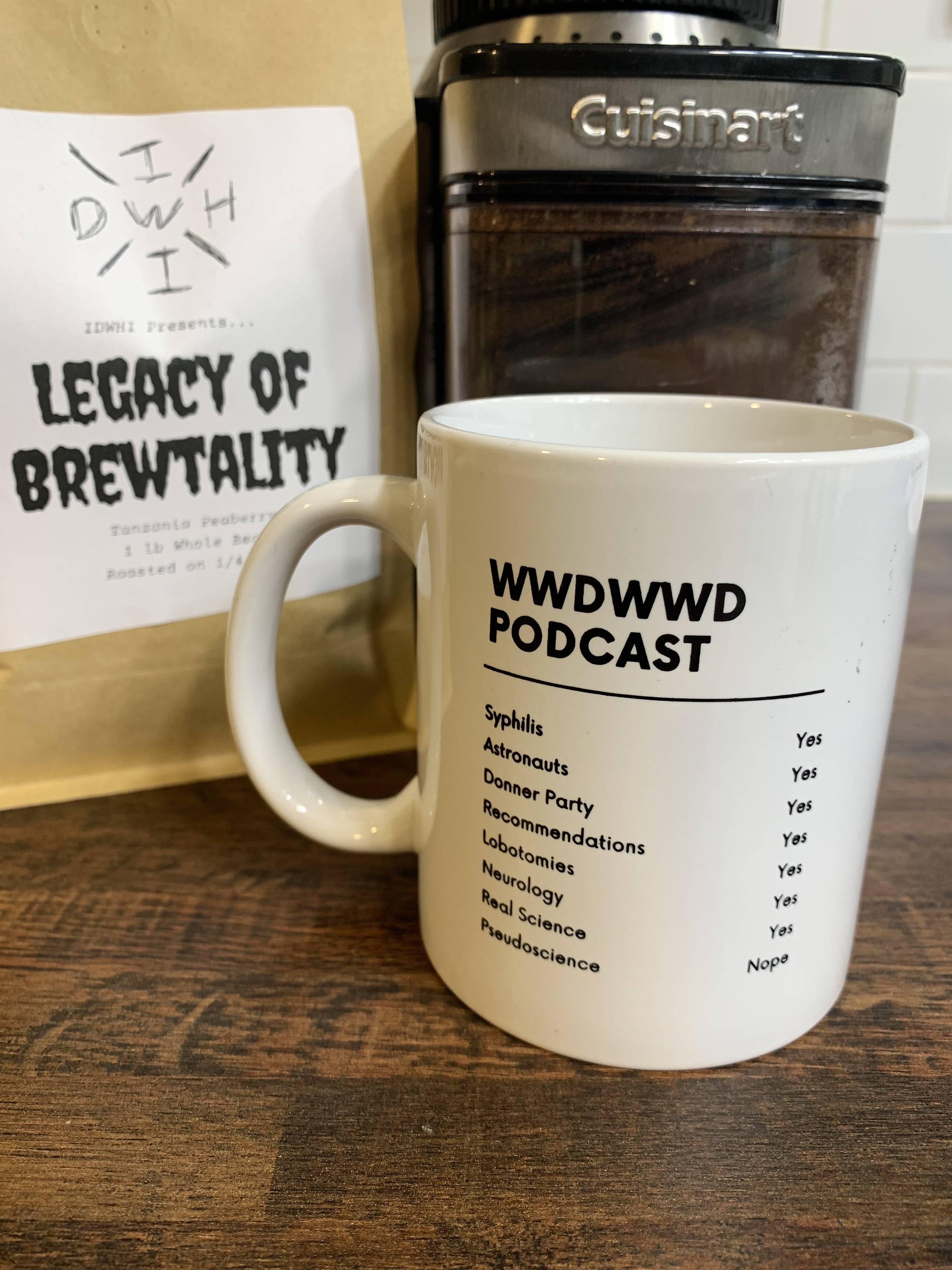 Coffee Mug- Menu