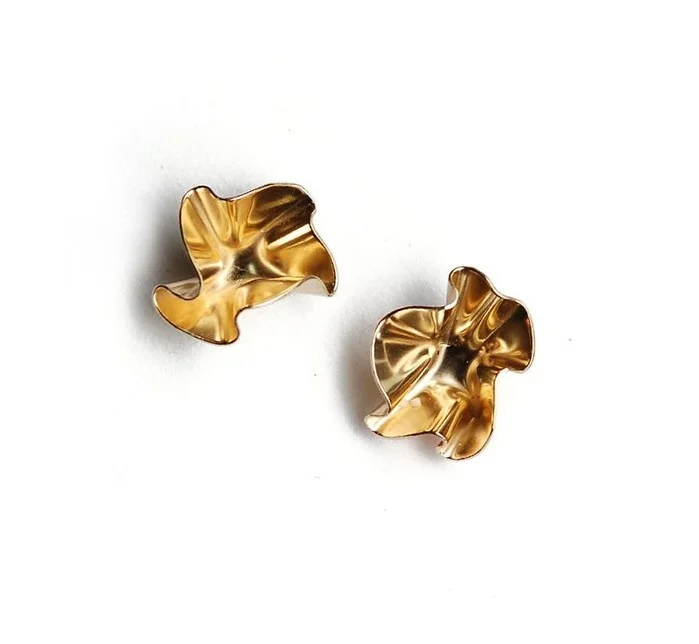 Fil Brass Earrings handmade in U.S.