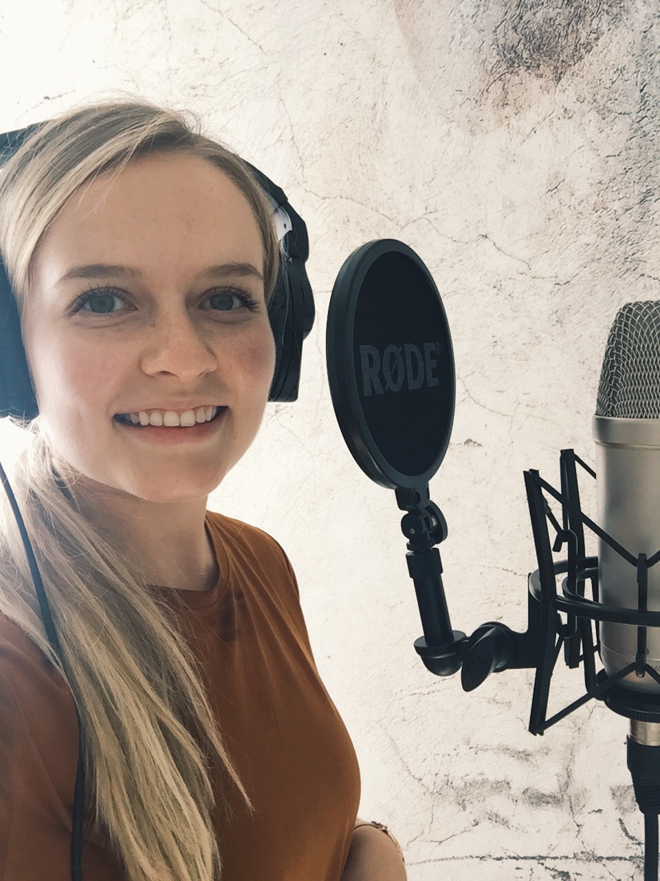 I vår egna studio!