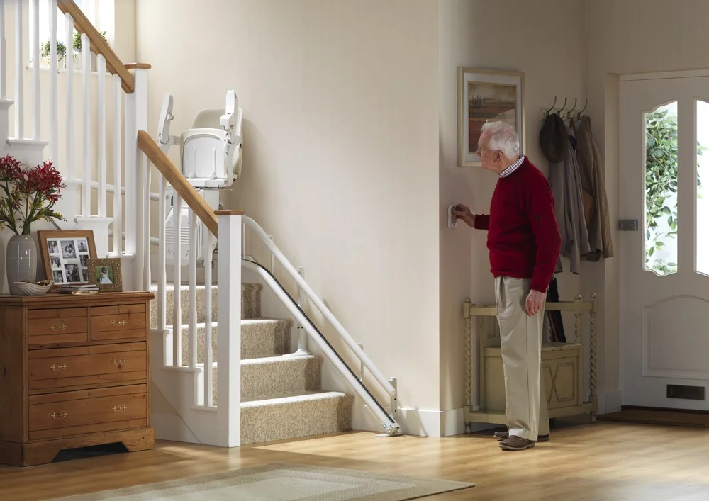 stannah Siena 260 Curved Stairlift Wall Controls