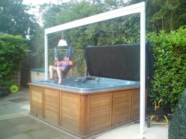 Bespoke Gantry Hoist for Hot Tubs