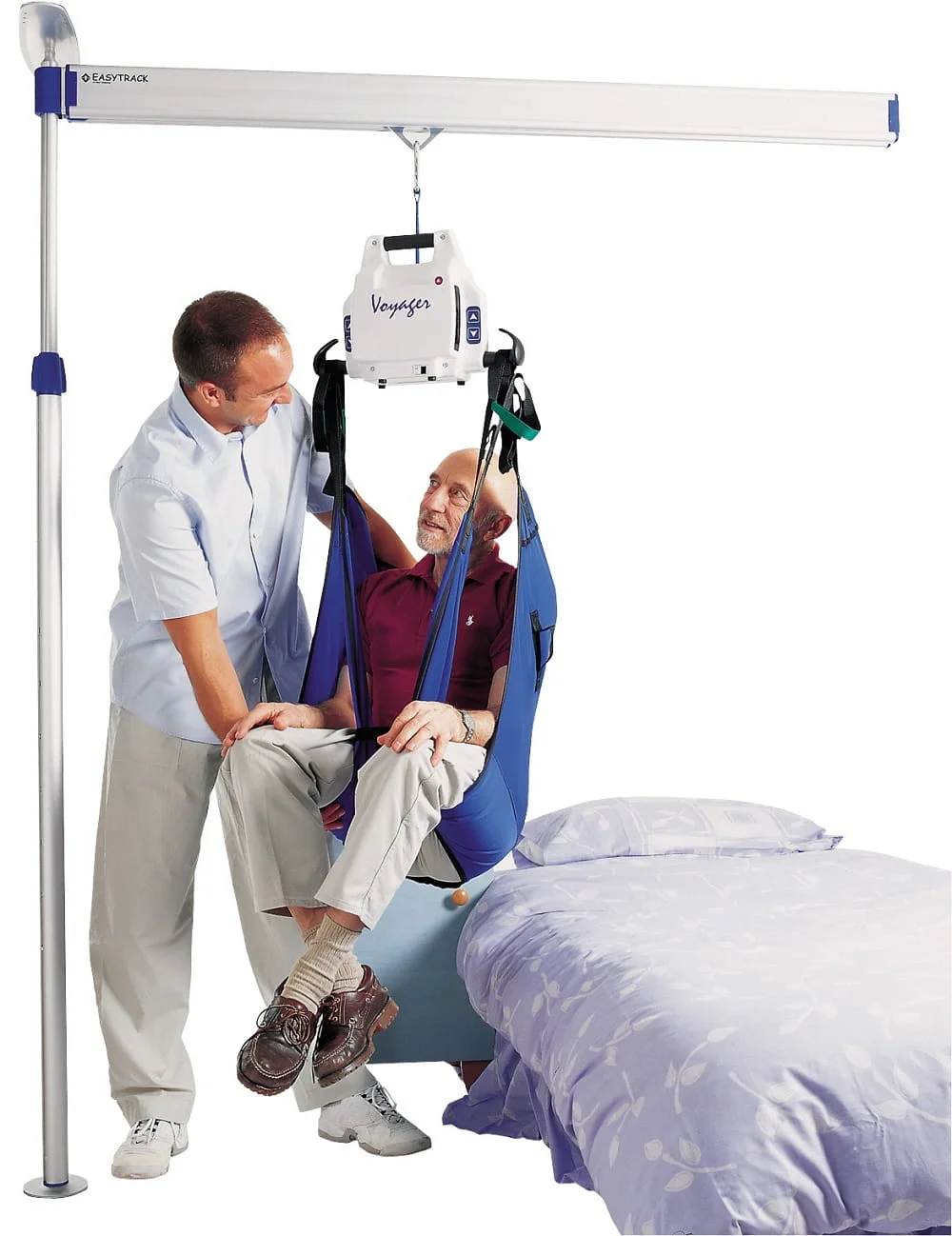 Easytrack Gantry Hoist with Voyager Portable Motor