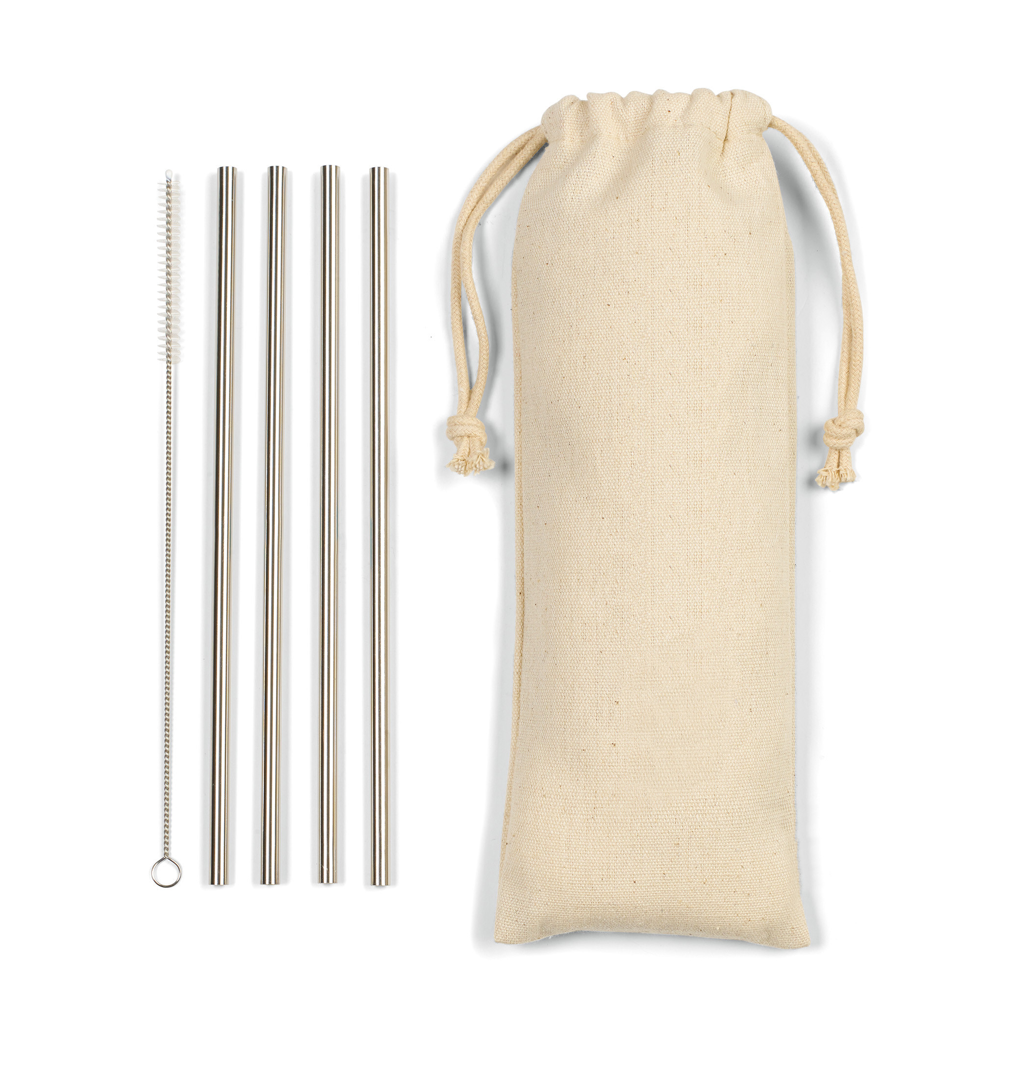 Reed Stainless Steel Straw Set