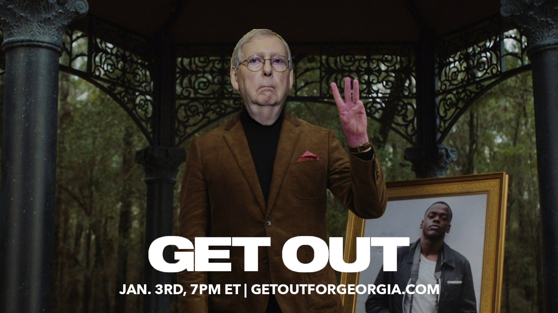 Get Out for Georgia: Promotional Graphic for Social