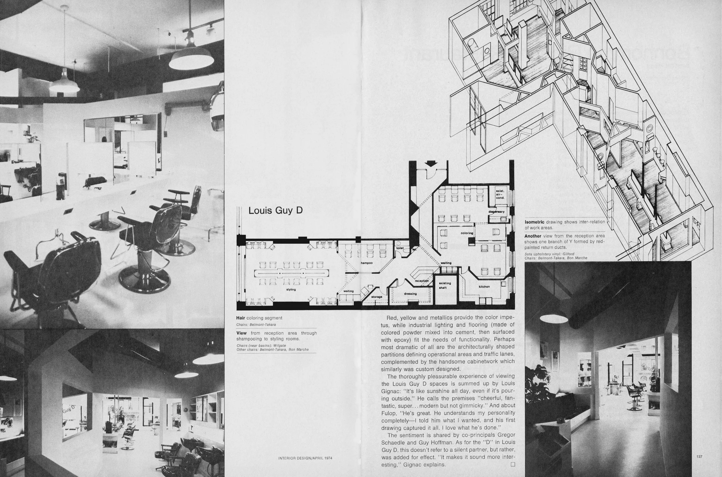 Interior Design Magazine - April 1974