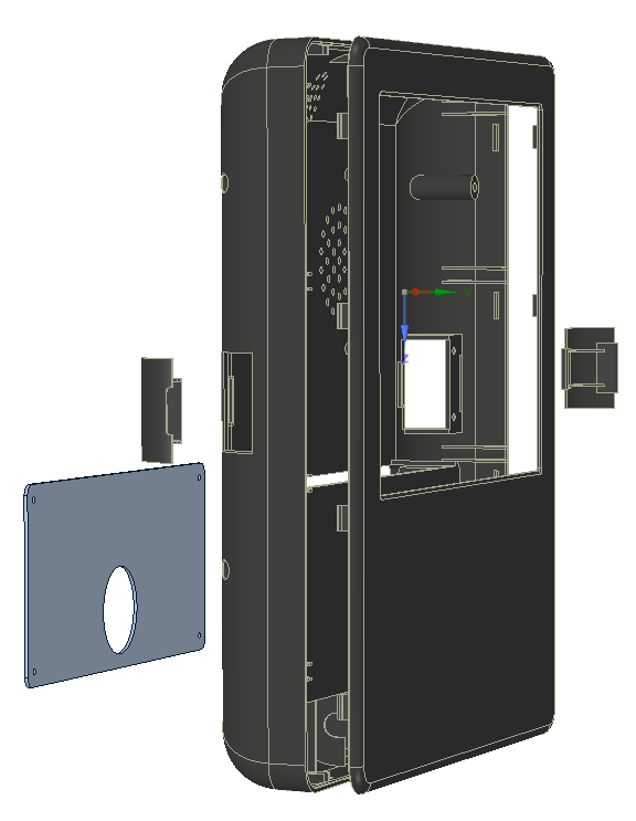 Exploded Outer Enclosure View