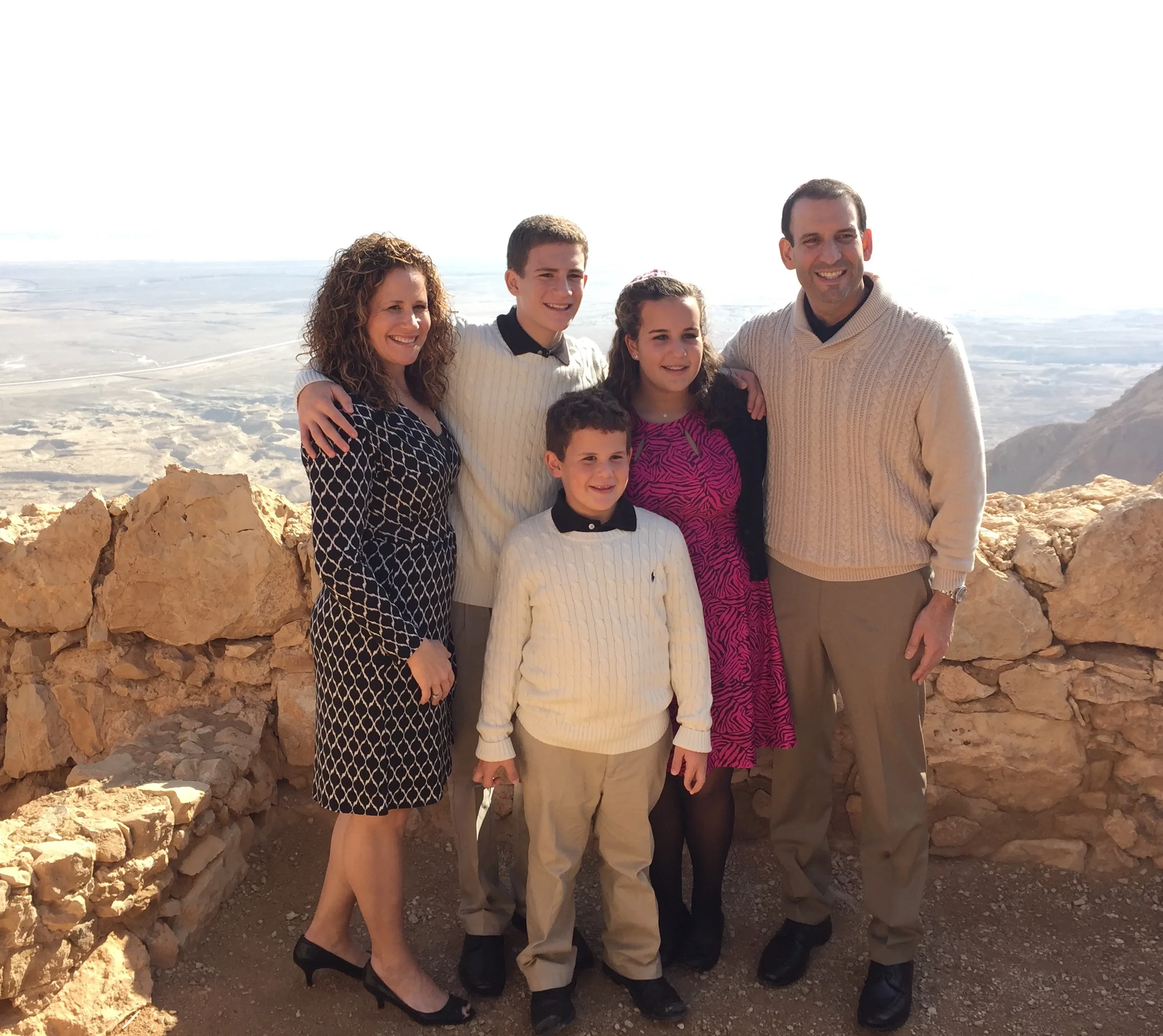 November 2014 - Our twin's b'nai mitzvah in Israel. I was so happy to beat cancer and celebrate this event with my wife, kids, family and friends. 