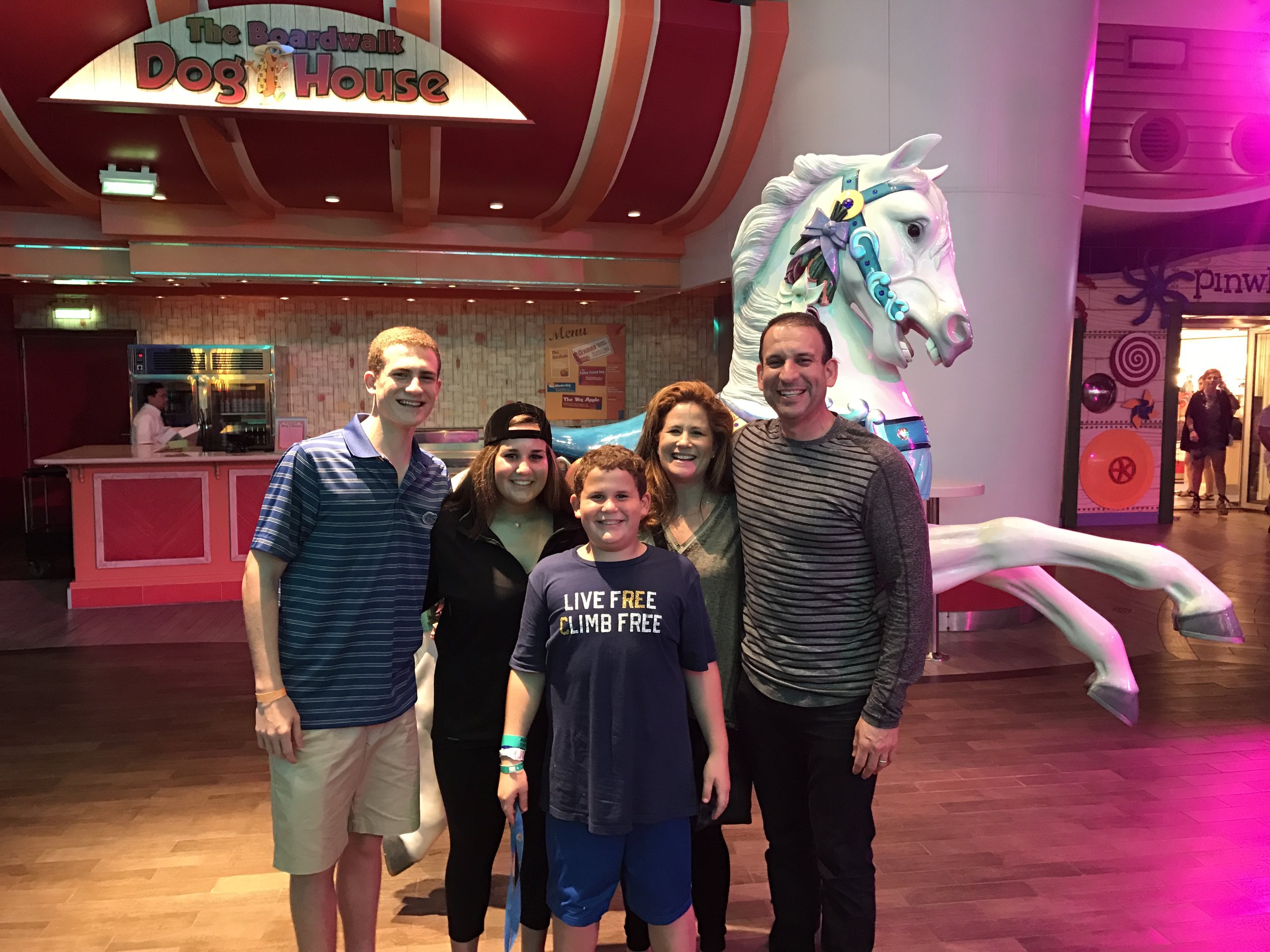 Royal Caribbean's Oasis out of Port Canaveral. Family cruise over winter break 2016. Great family time.