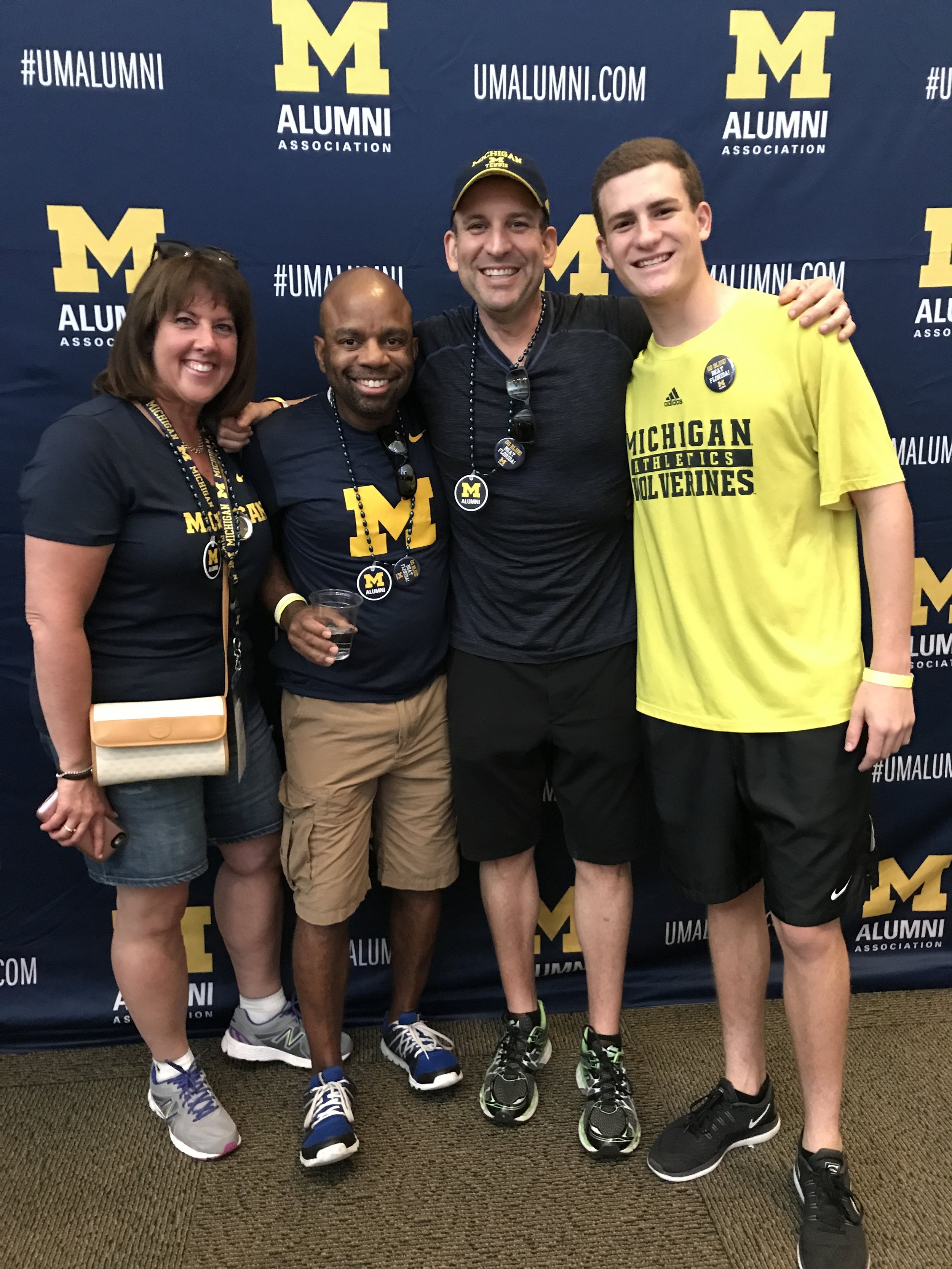 Go Blue! Awesome time with new friends! This is the start of a survivor network that will span the globe.