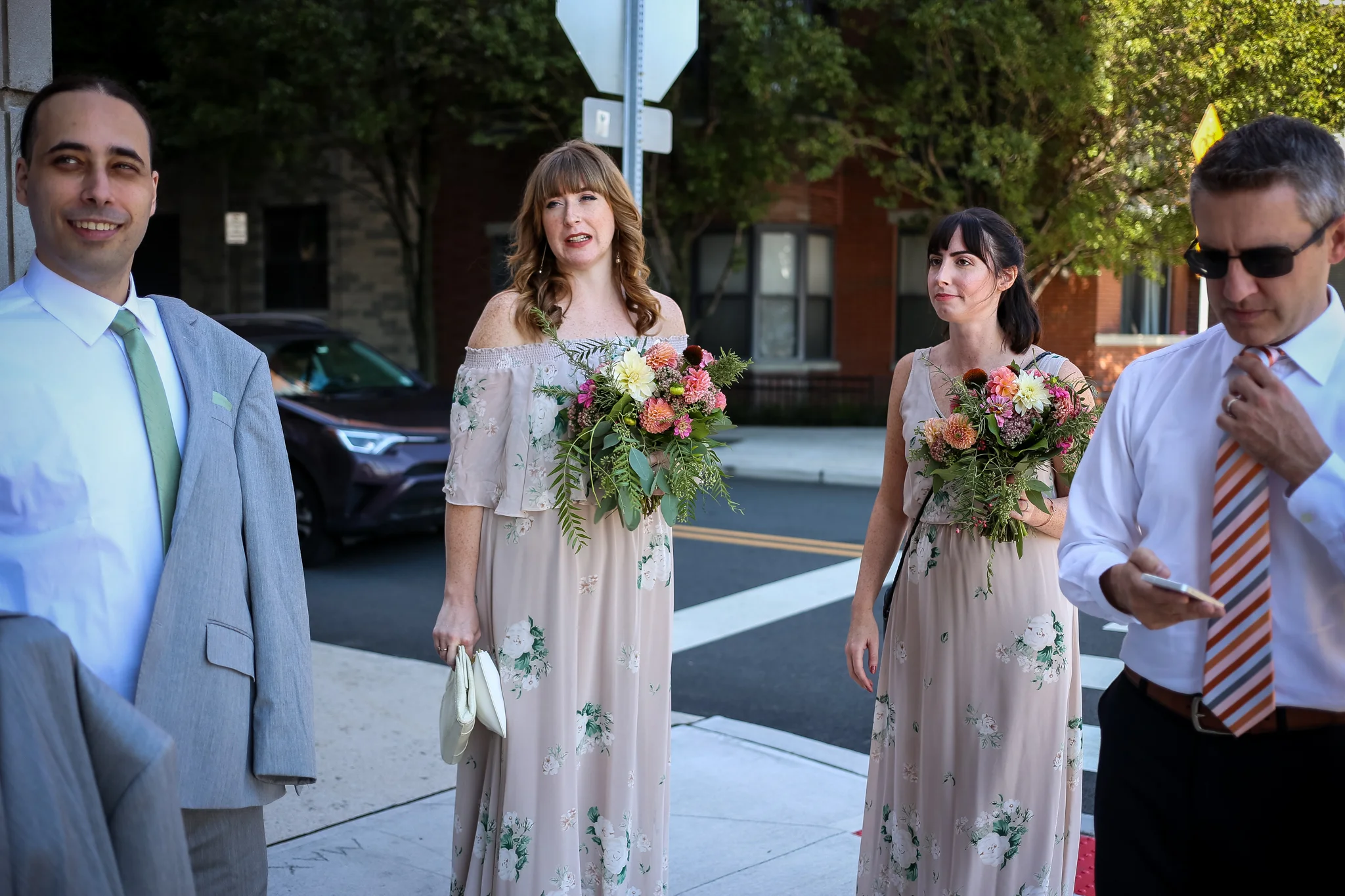 Lehigh Valley bridesmaids, documentary wedding photography.