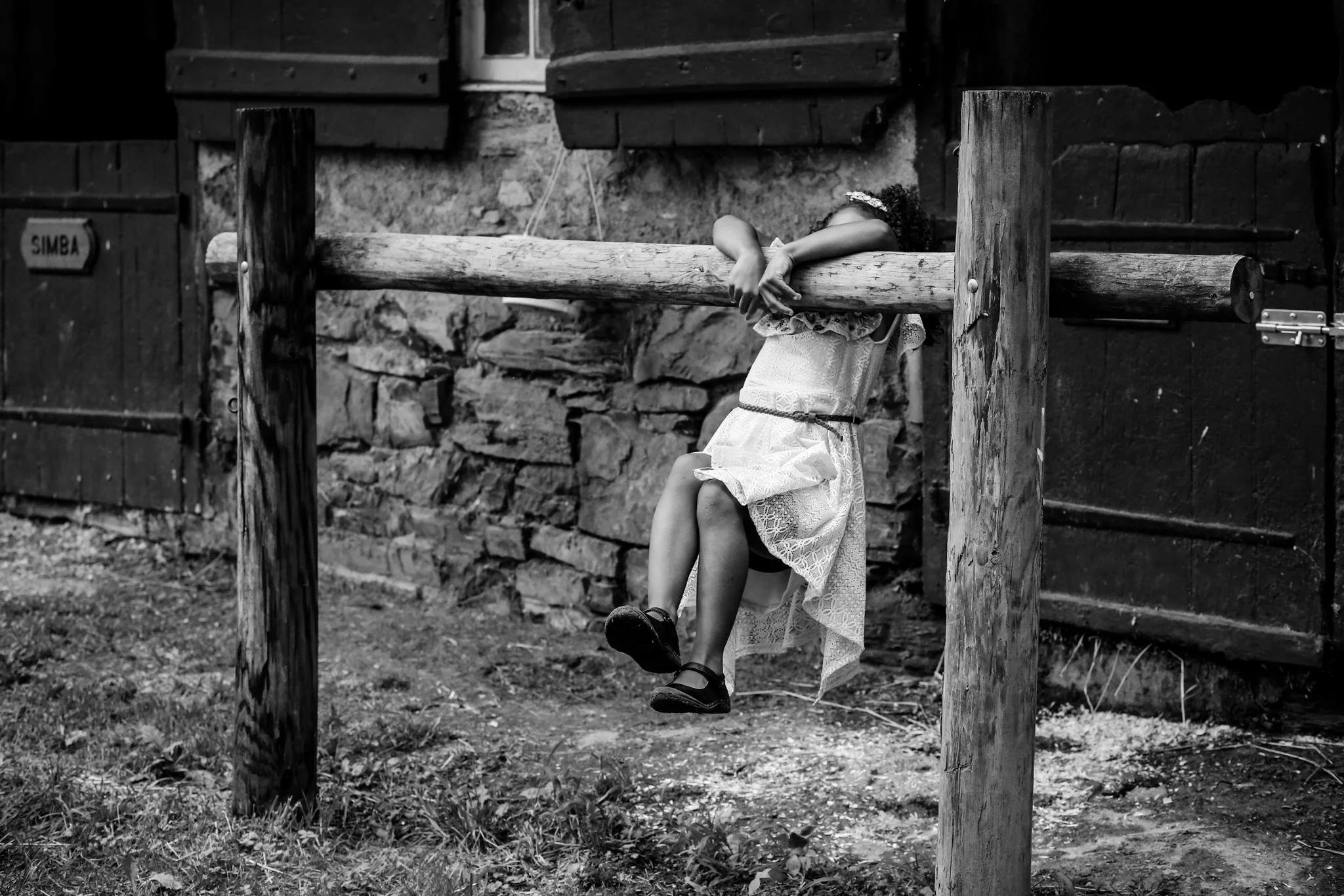 Hanging around the farm during a family photography session in Lehigh Valley, PA.