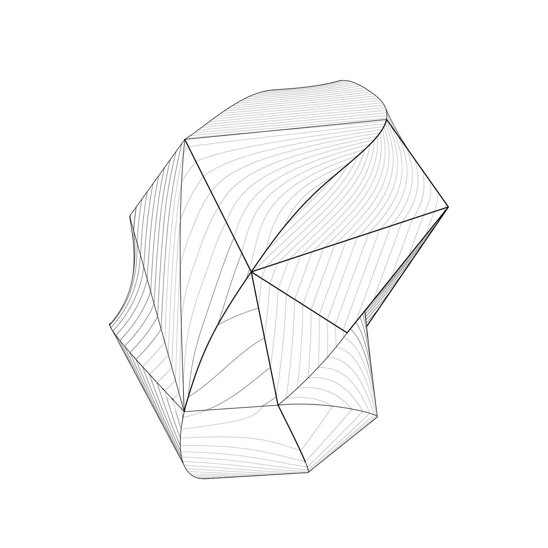 Approaching issues of contemporary representation and the development of splines in relation to complex digital form and physical and virtual space, towards the creation of complex vases.