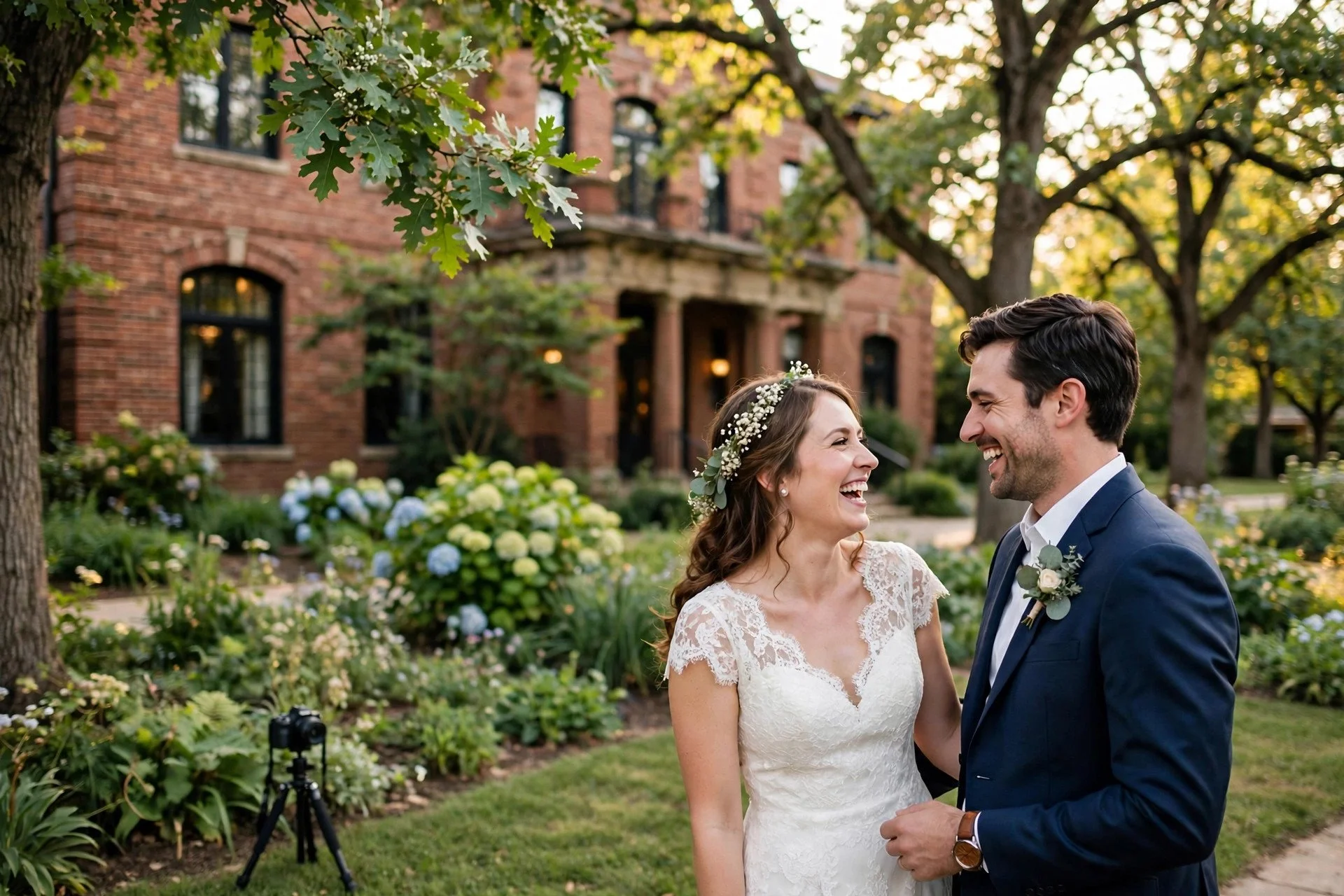 How Can I Look Natural on Camera on My Wedding Day?