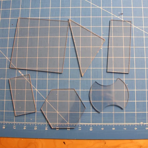 Quilt pattern templates