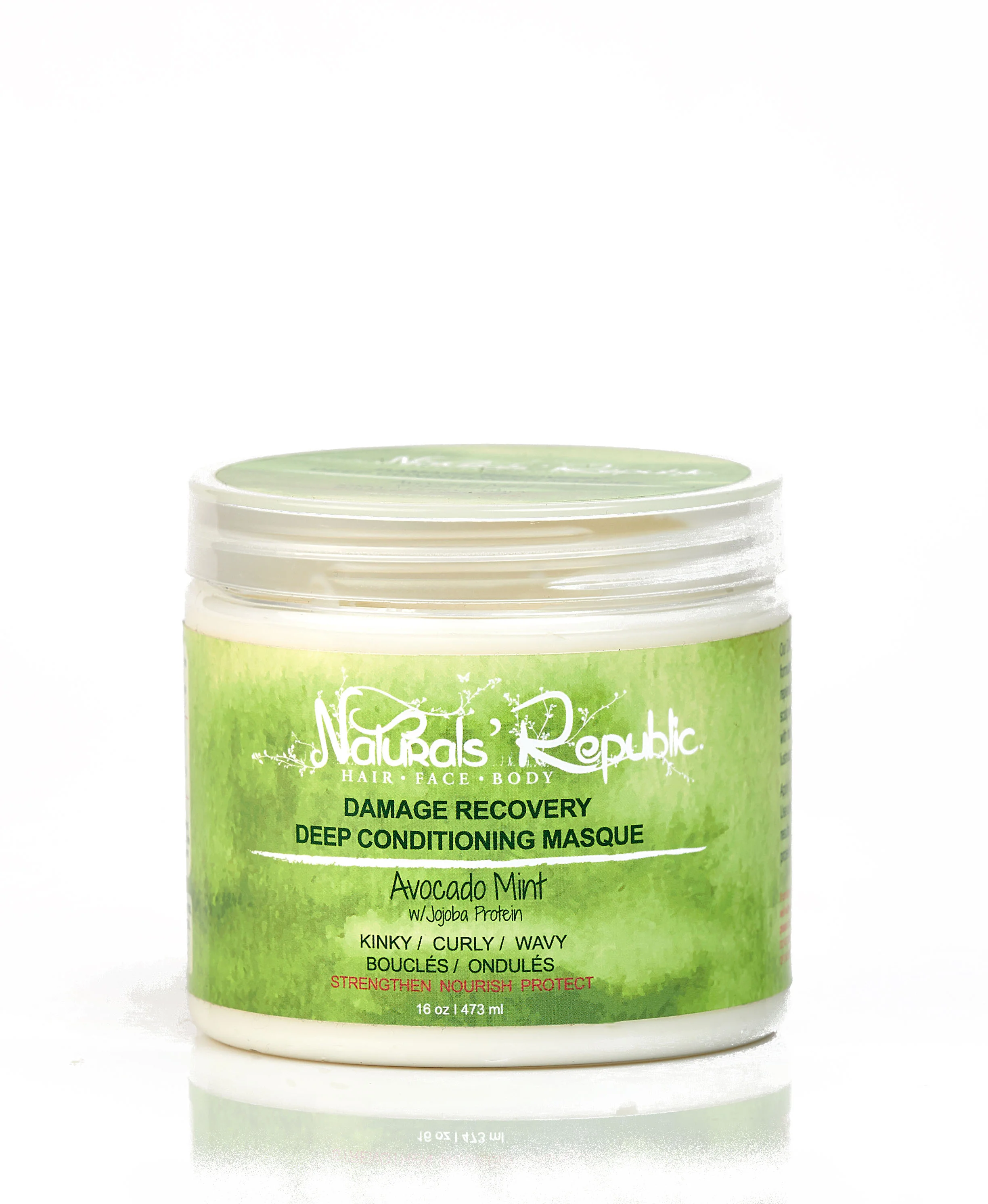 DAMAGE RECOVERY DEEP CONDITIONING MASQUE  (Avocado Mint)