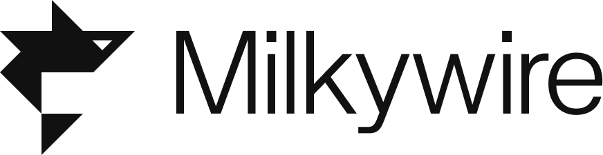 Milkywire Big logo black.png