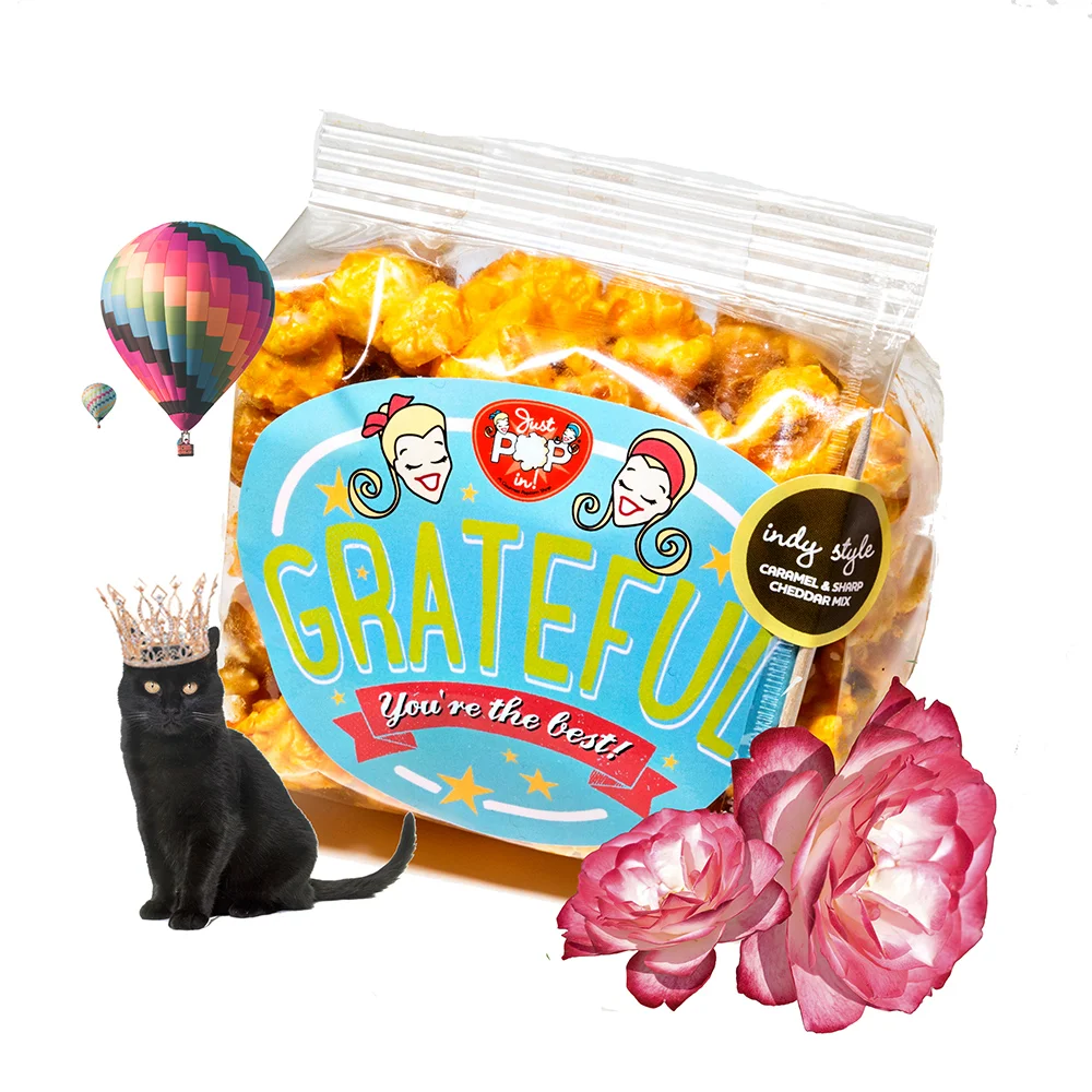 Grateful, You're The Best!  // 24 favor bags