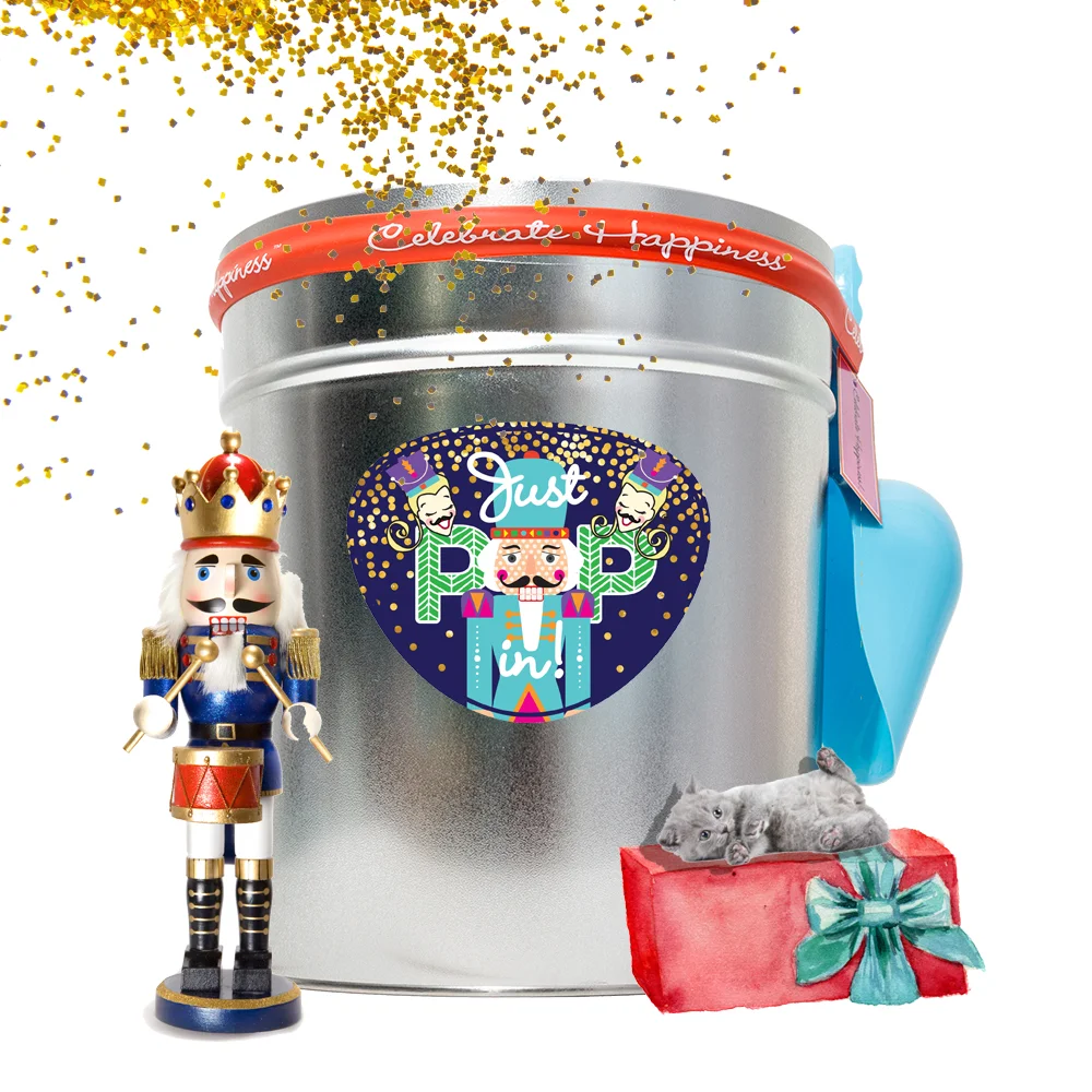 3.5 Gallon Tin | Holiday Nutcracker