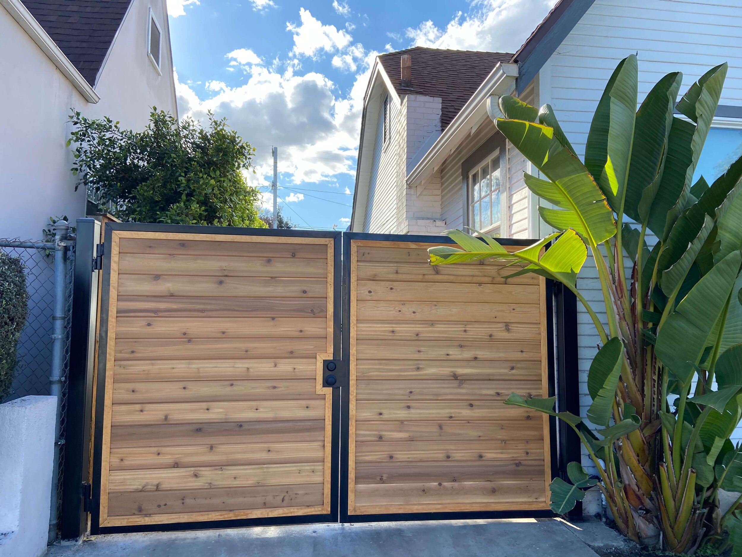 Driveway Gate Installation — Los Angeles Fence Builders
