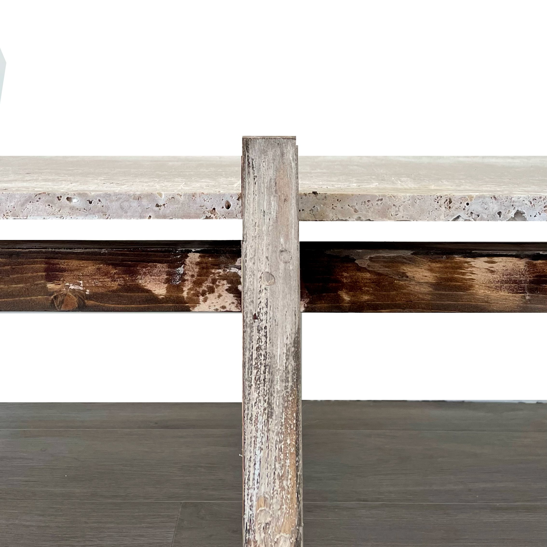Aged Wooden Bench