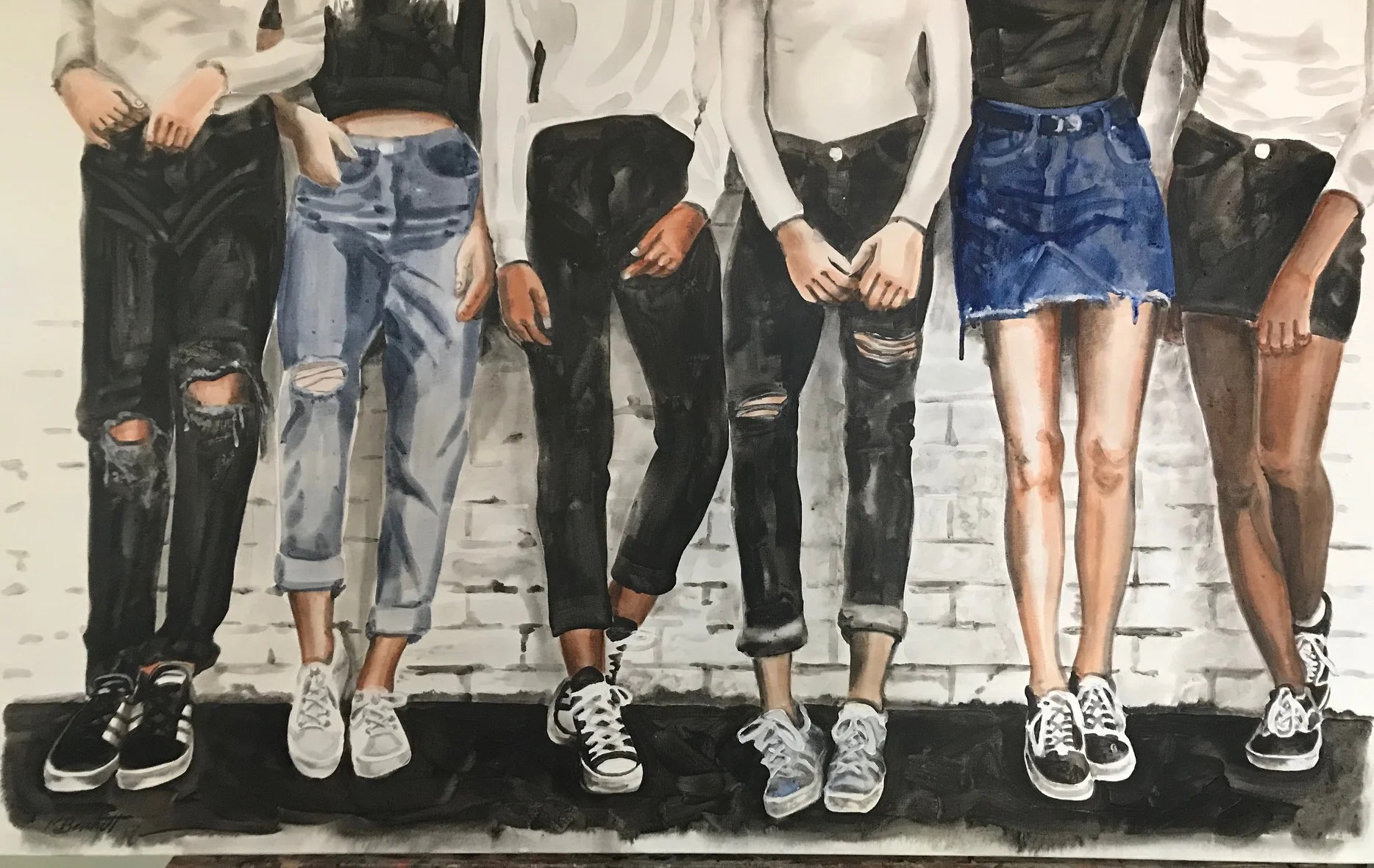 30” x 48” acrylic on canvas