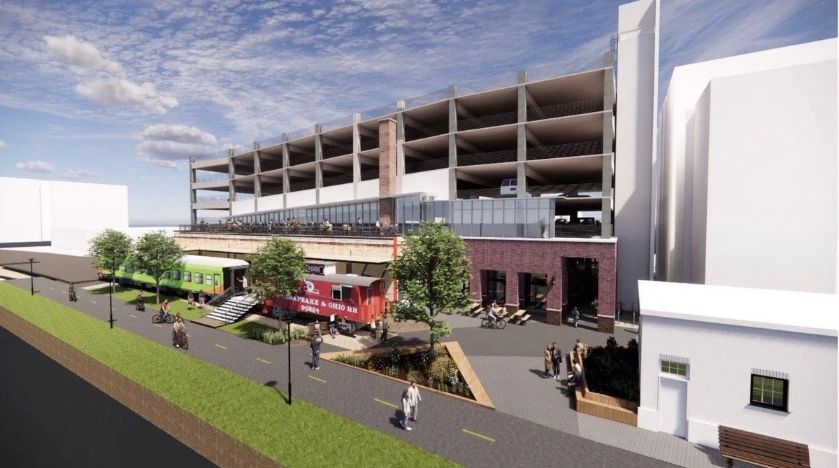 West Ave Freight Building &amp; Train Cars