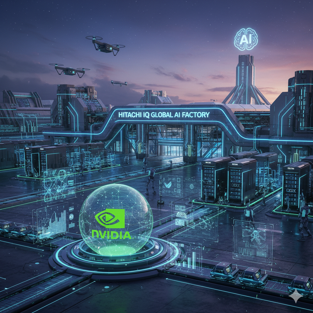 Hitachi launches global AI Factory with NVIDIA technology