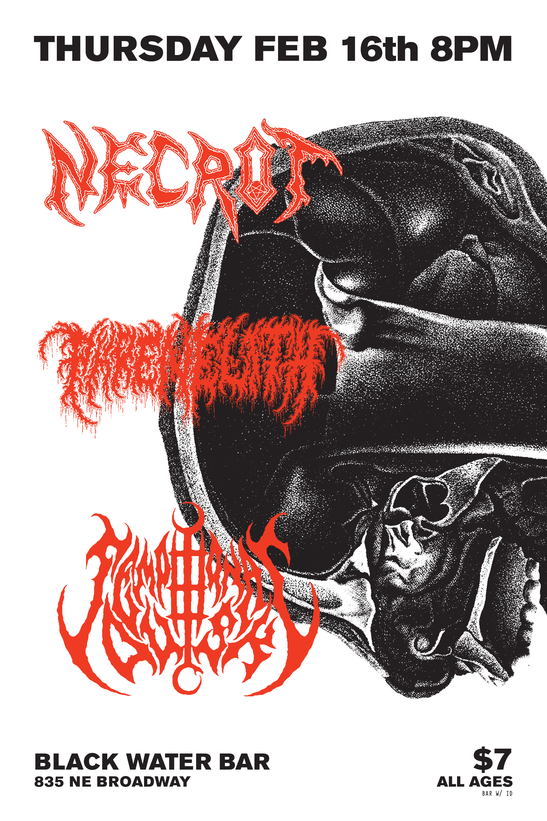 Necrot / Phrenelith Poster