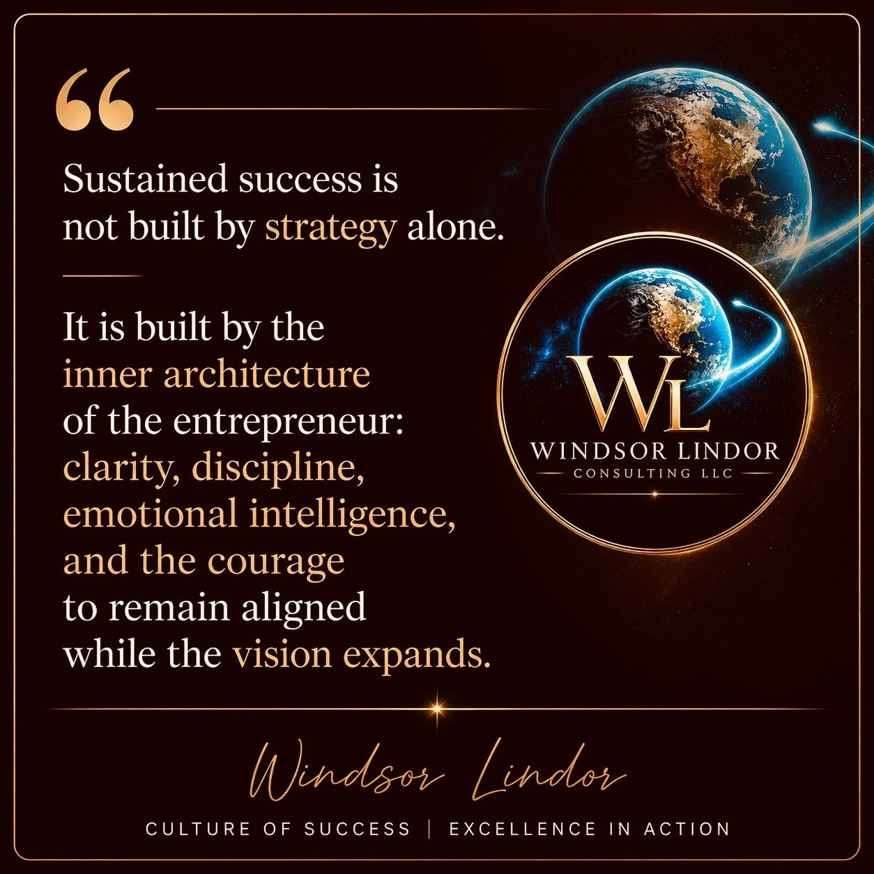 THE INNER ARCHITECTURE OF THE SUCCESSFUL ENTREPRENEUR