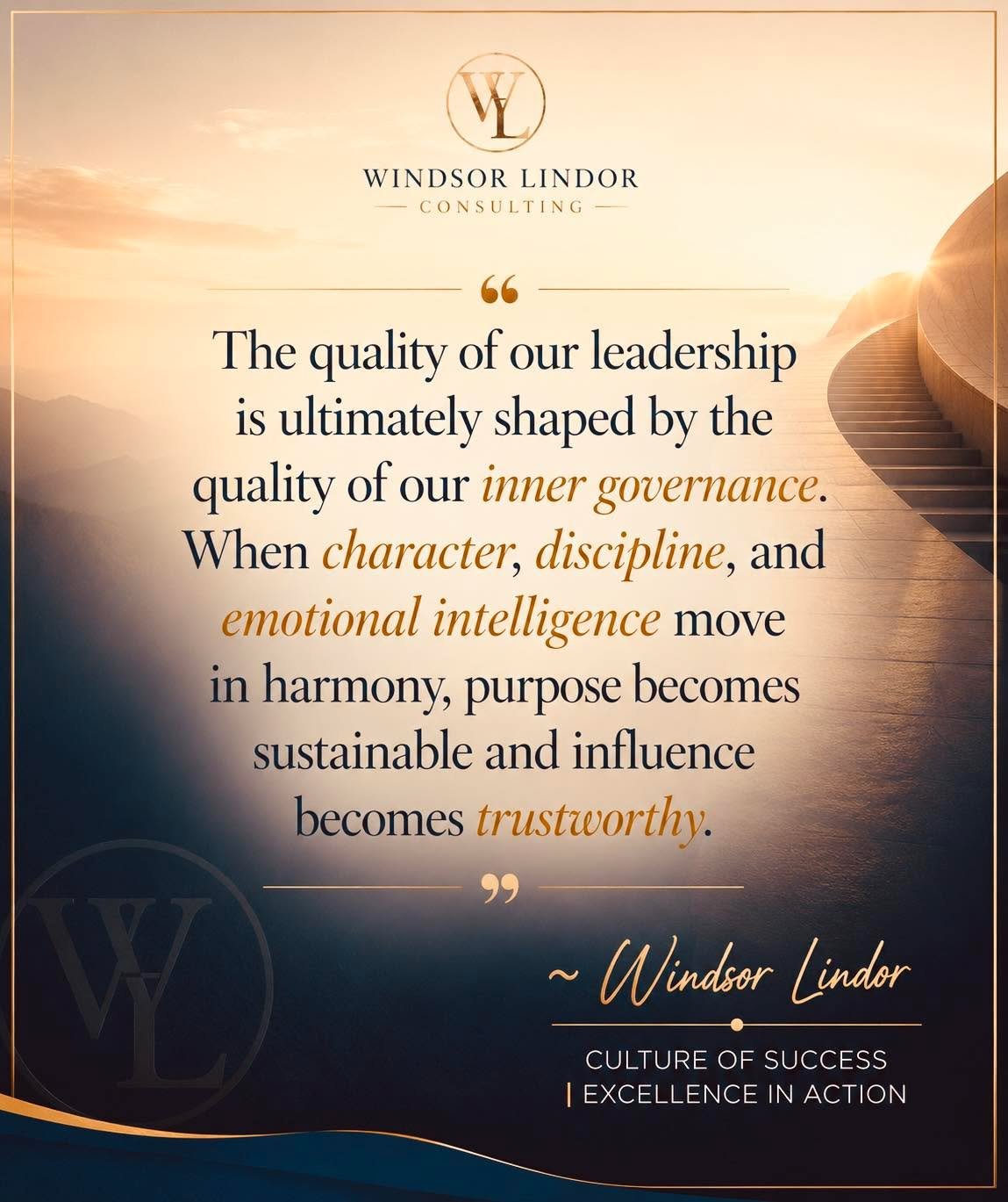 Many people believe leadership is tested during moments of crisis.

In my experience, leadership is revealed long before the crisis arrives.

The quality of our decisions under pressure is often shaped by habits, disciplines, and conversations we hav