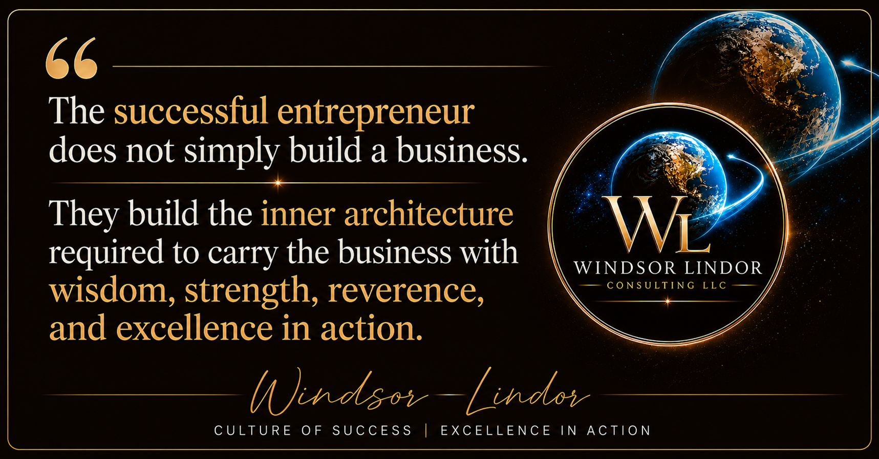 ‍The inner architecture of the entrepreneur becomes the leadership architecture of the business.