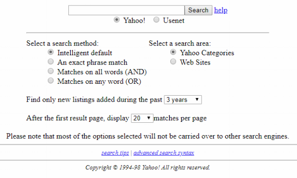 Yahoo search March 1997.gif