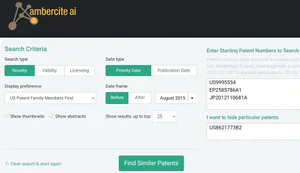 Ambercite Patent Search Tools