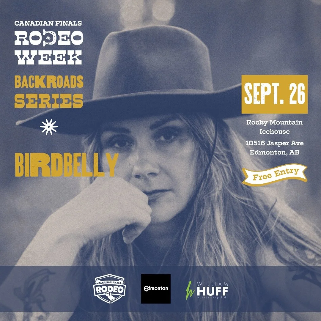 Excited to be in the lineup for this year&rsquo;s CFR Backroads Series. Come check out this free show at The Rocky Mountain Icehouse on Friday Sep. 26. You can catch live country, roots, and Americana acts around Edmonton, leading up to and during Ca