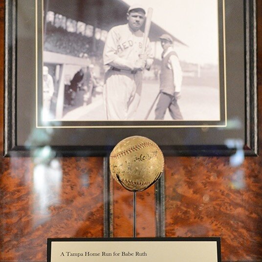 On April 4, 1919, on the grounds of the Tampa Bay Hotel, George Herman &ldquo;Babe&rdquo; Ruth hit what was reported to be the longest home run of his career. That baseball is now a part of the @hbplantmuseum collection ⚾️

Come get a look at the thr