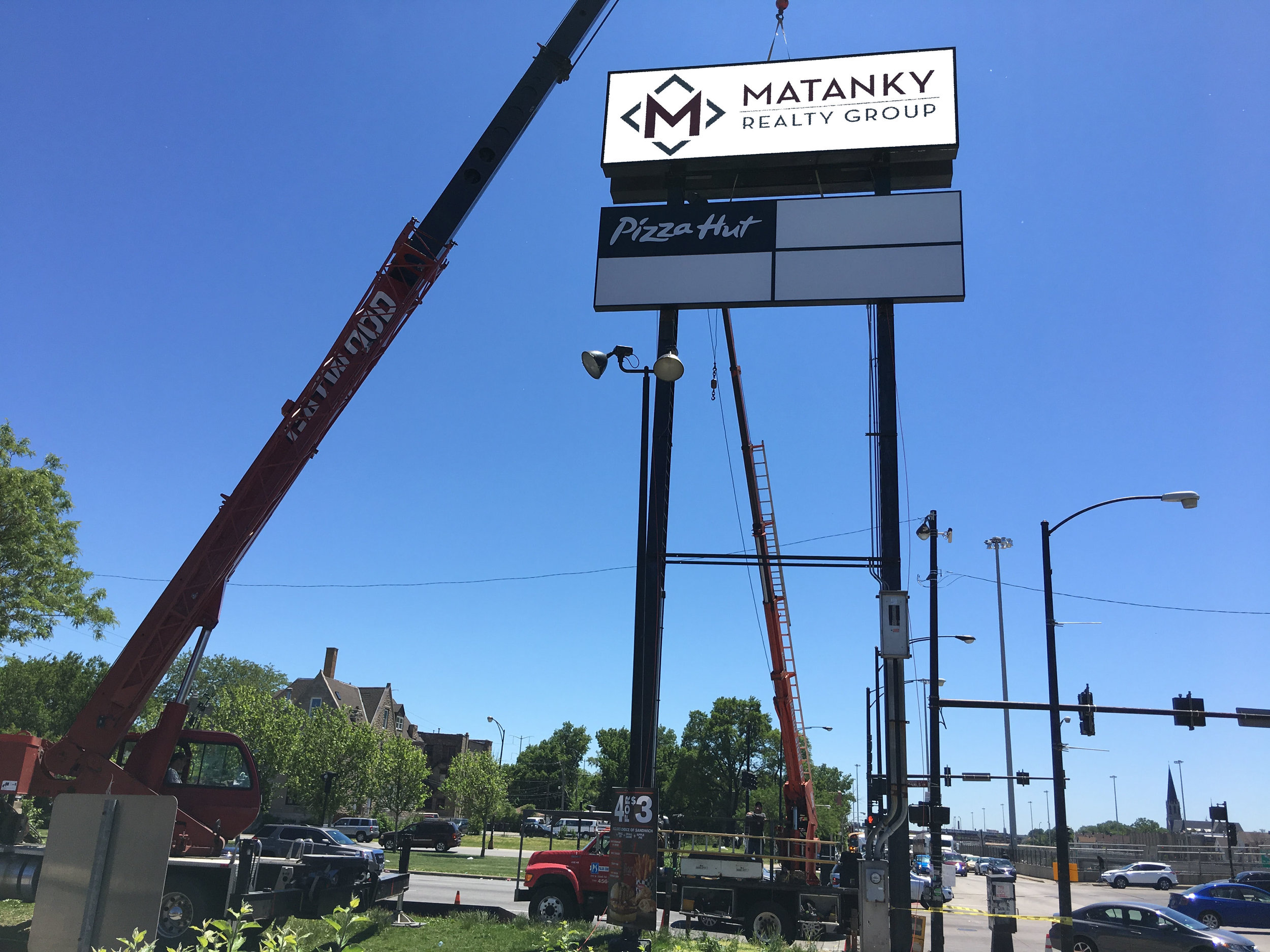 Matanky Sign Installation