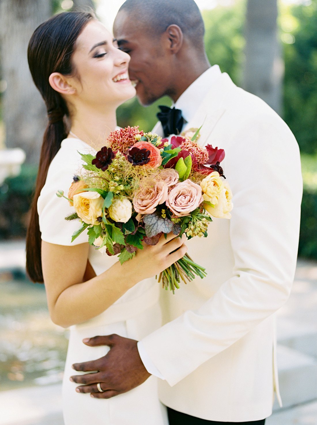 modernist estate Pasadena wedding