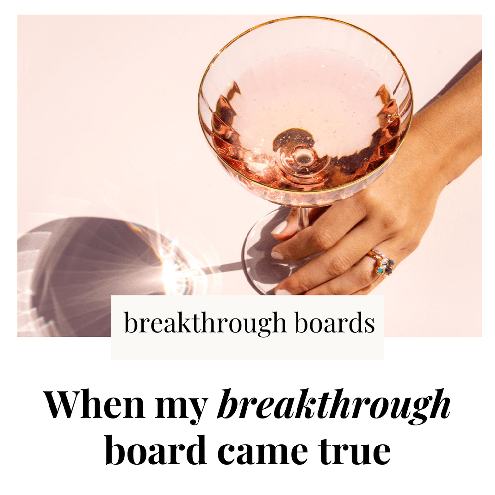 My vision board came true! Bay Area mindset coach — The breakthrough method  coaching, image size:1000x1000