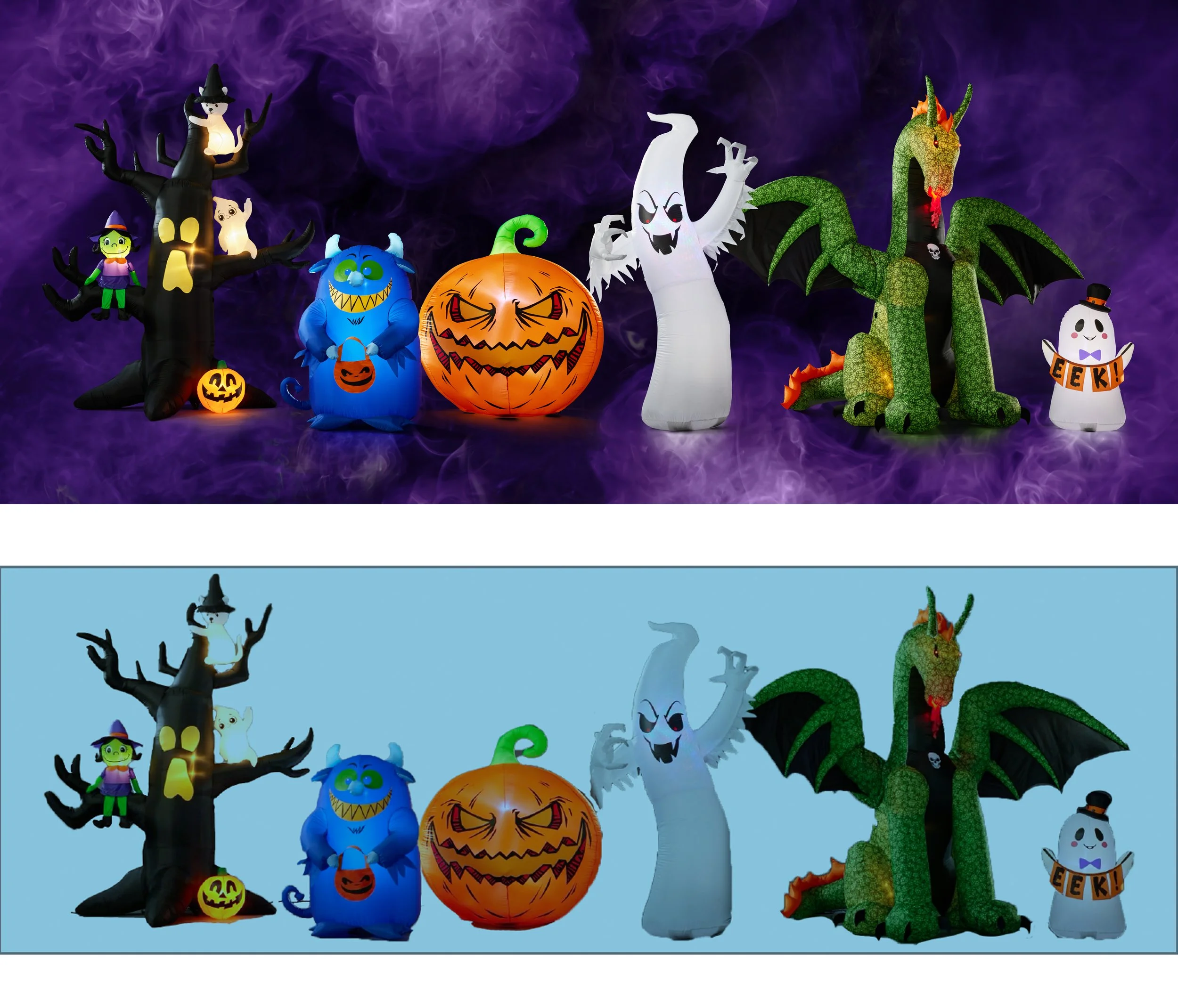 For Lowes - Halloween - build composite from fpo reference