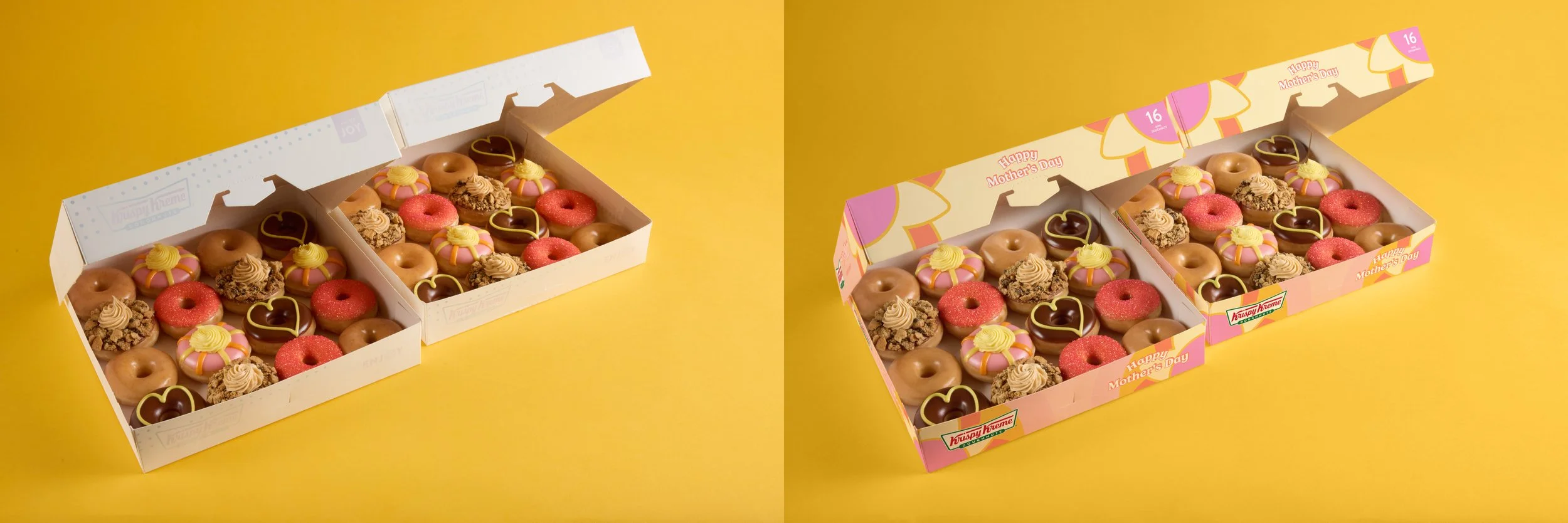For Krispy Kreme - Mother's Day - add art to box