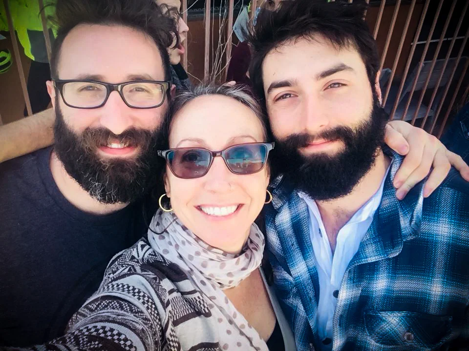 Jeniffer Zimmerman and her two sons Brian & Treven