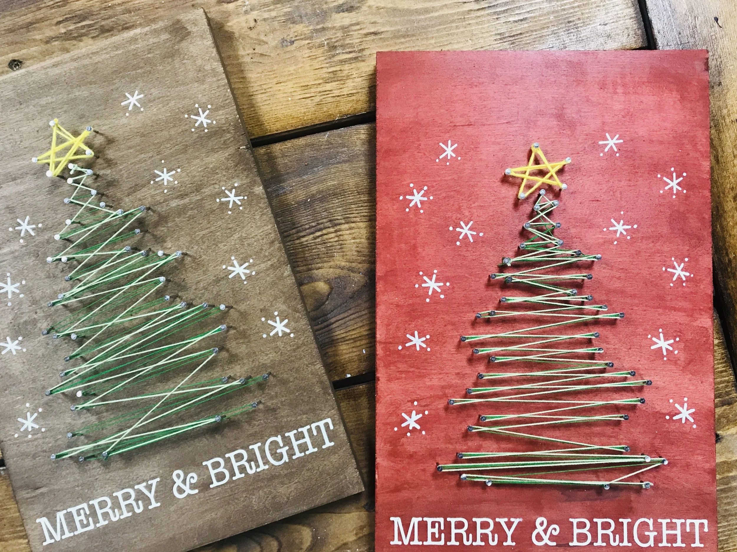 Merry &amp; Bright Sting Art