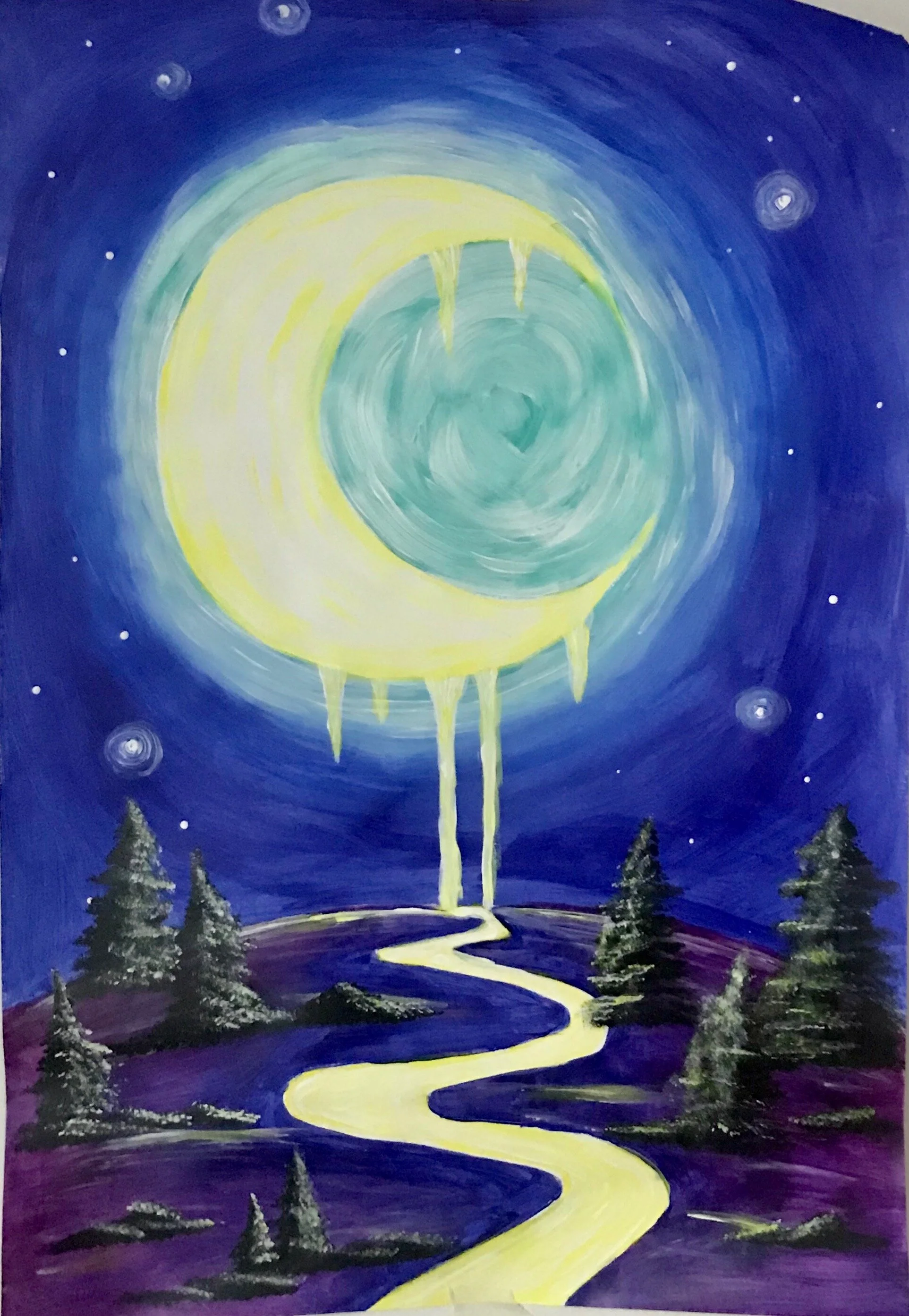 Drippy Moon