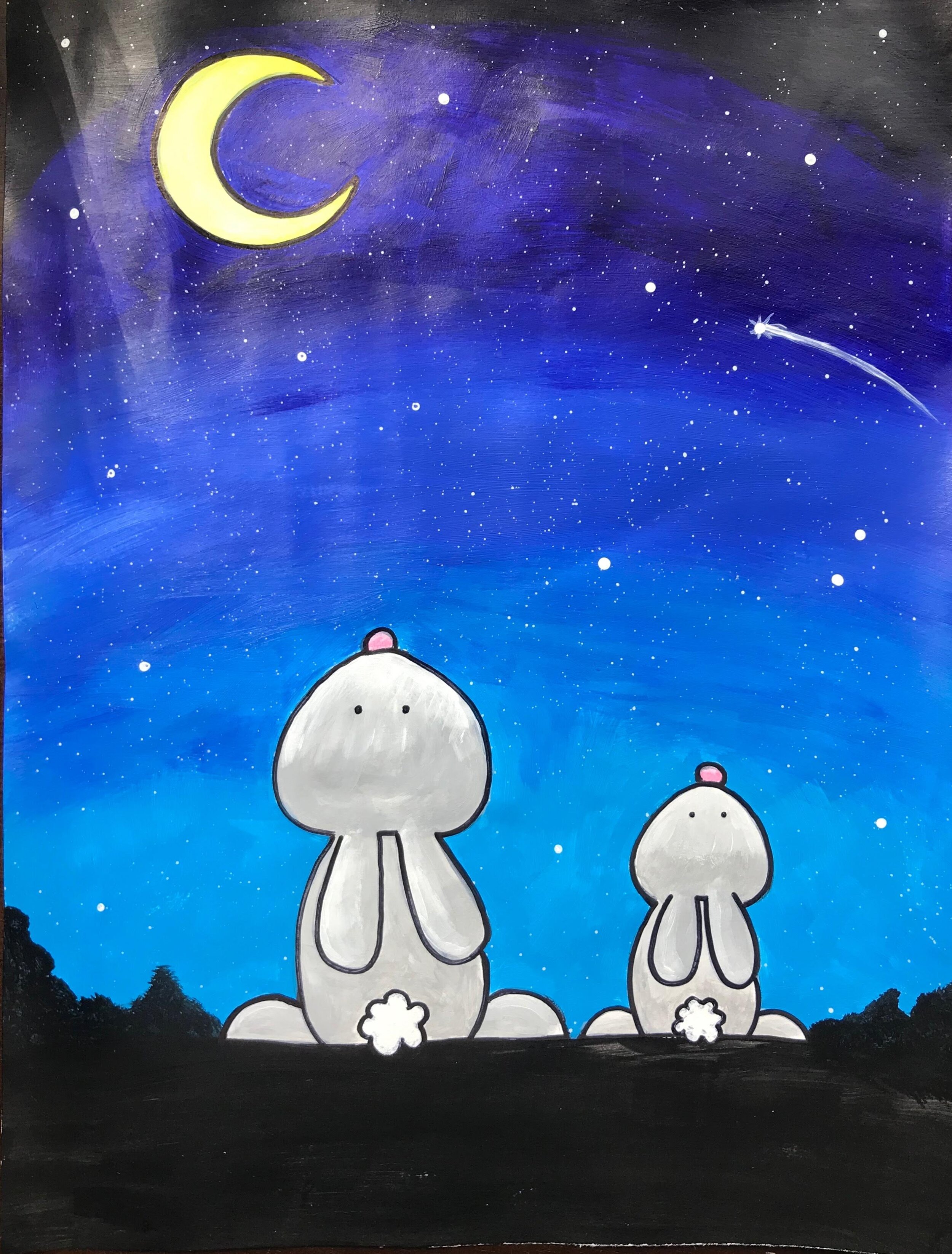 Star Gazing Bunnies