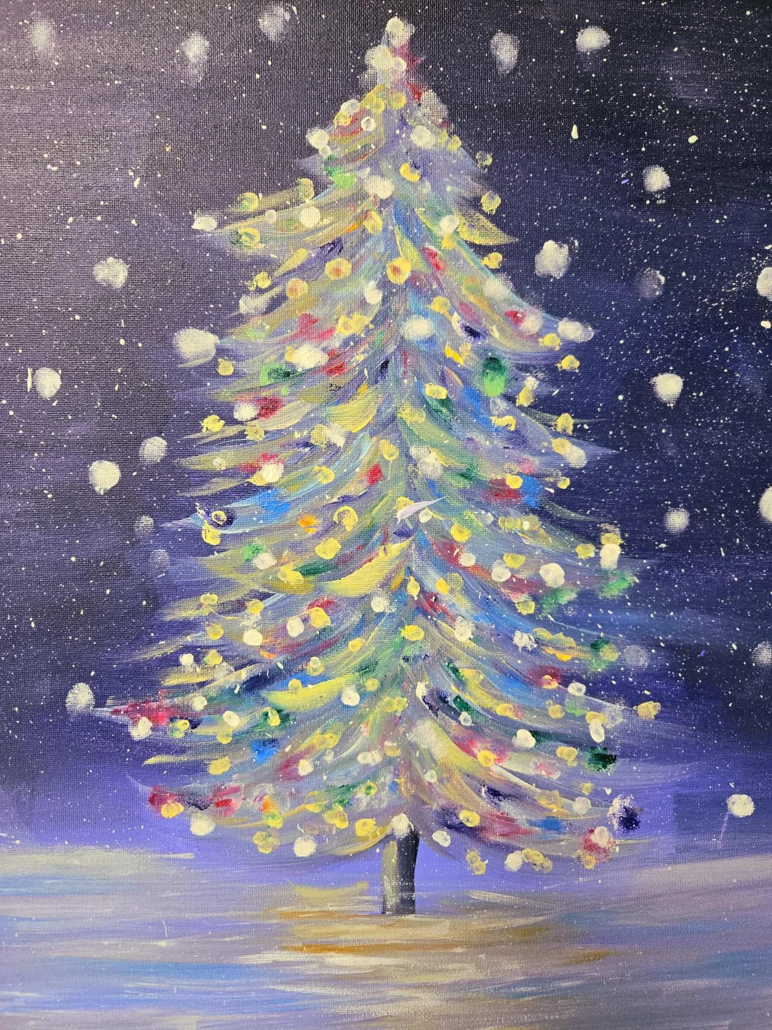 Holiday Tree Paint & Sip, Sunday Dec 7 @ 2pm