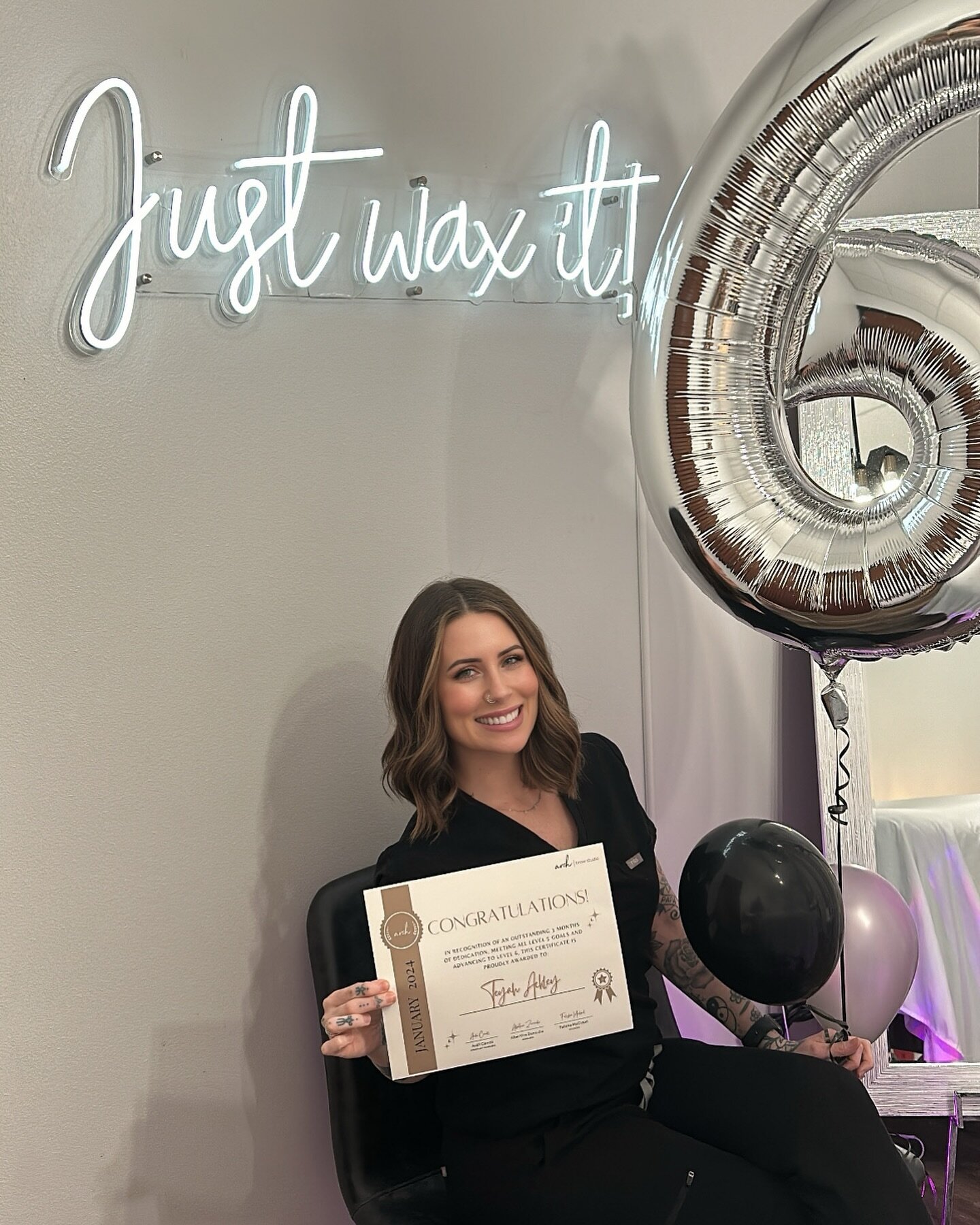 Please join us in congratulating Teyah on her promotion! She is now a level 6 Brow &amp; Skin Specialist at Arch Brow Studio! 

For the last 5 months since her return with us, she has been investing countless hours into advancing her skills and perfe