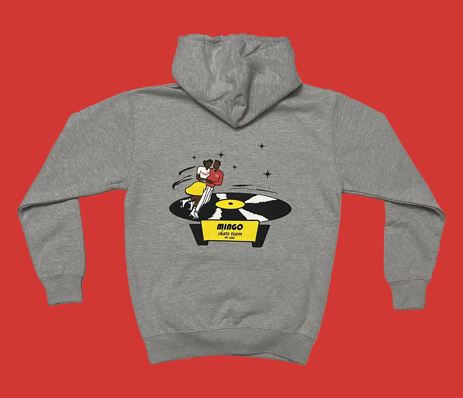 skate team hoodie. - grey — mingo by domingo.