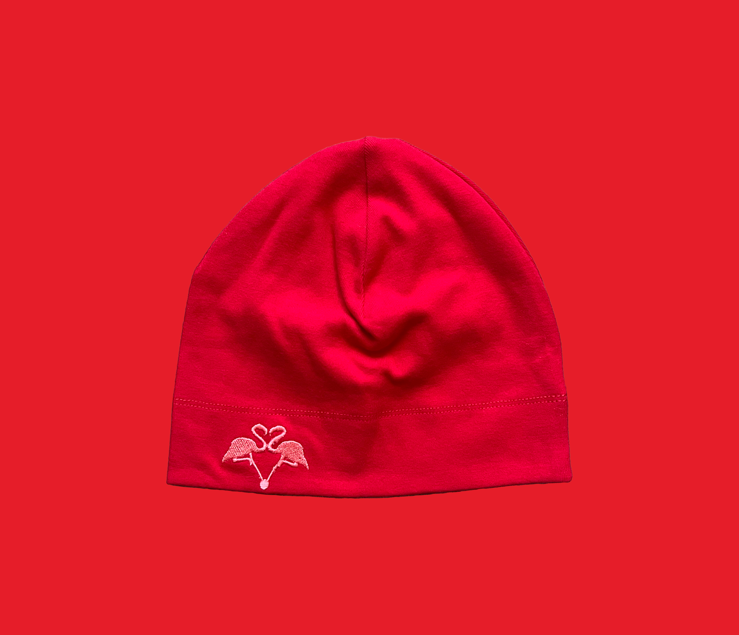 mingo skully cap. - red