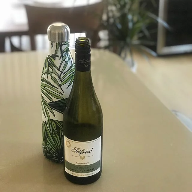 Taking me back to my Honeymoon in New Zealand! This was an interesting 2017 Seifried Sauv Blanc from Nelson (near Marlborough) that I took poolside! An unexpected twist to the classic NZ SB taste. Courtesy of #GaryVeeWineClub Cheers!
