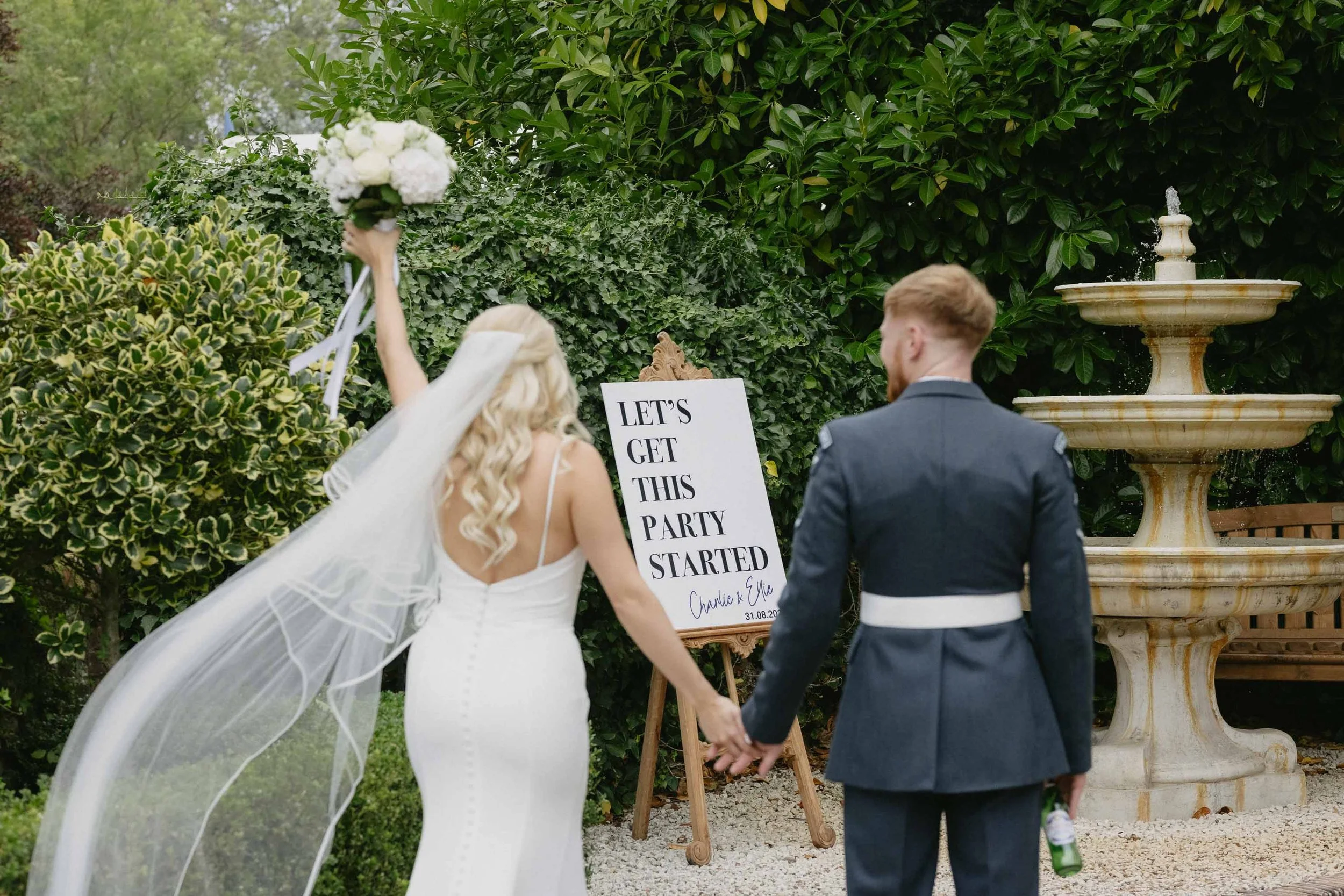 Charles & Ellie's Stylish Summer Wedding at Newland Hall